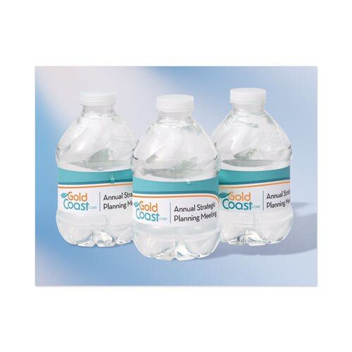 Water-resistant Wraparound Labels W/ Sure Feed, 9 3/4 X 1 1/4, White, 40/pack Water-resistant Wraparound Labels W/ Sure Feed, 9 3/4 X 1 1/4, White, 40/pack