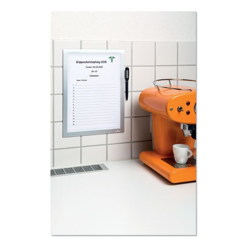 Duraframe Note Sign Holder, 8 1/2" X 11", Silver Frame Duraframe Note Sign Holder, 8 1/2" X 11", Silver Frame
