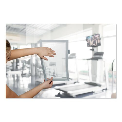 Duraframe Note Sign Holder, 8 1/2" X 11", Silver Frame Duraframe Note Sign Holder, 8 1/2" X 11", Silver Frame