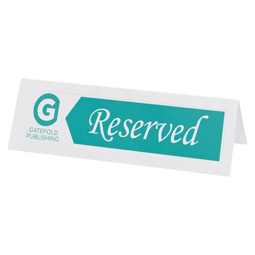 Large Embossed Tent Card, White, 3 1/2 X 11, 1 Card/sheet, 50/box Large Embossed Tent Card, White, 3 1/2 X 11, 1 Card/sheet, 50/box