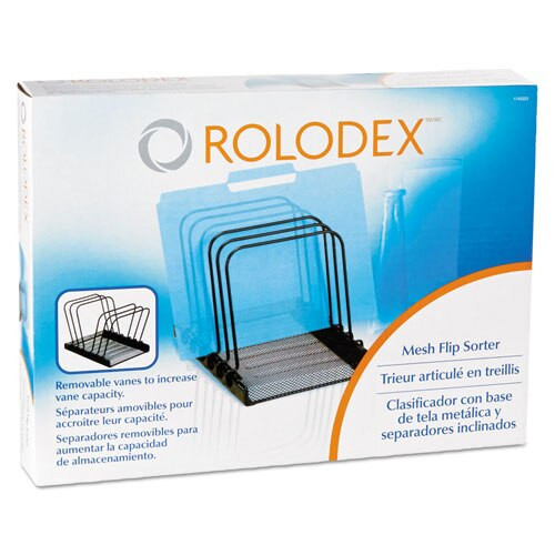 Mesh Flip Document Holder, 5 Sections, Letter Size Files, 10.25" X 7.5" X 7.5", Black/silver Mesh Flip Document Holder, 5 Sections, Letter Size Files, 10.25" X 7.5" X 7.5", Black/silver