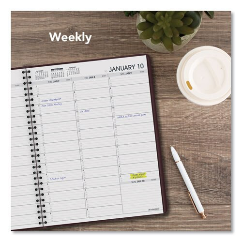 Weekly Appointment Book, 11 X 8.25, Winestone, 2021-2022 Weekly Appointment Book, 11 X 8.25, Winestone, 2021-2022
