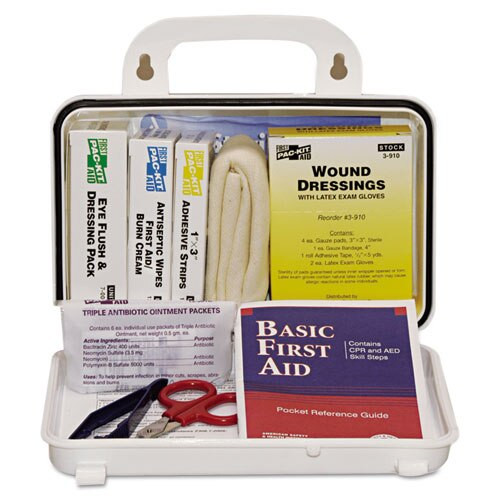 Ansi Plus #10 Weatherproof First Aid Kit, 76-pieces, Plastic Case Ansi Plus #10 Weatherproof First Aid Kit, 76-pieces, Plastic Case