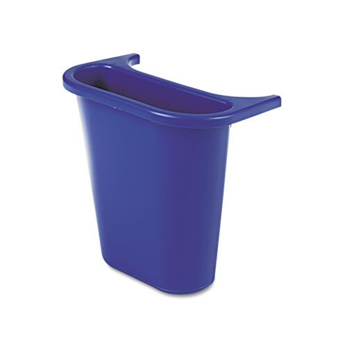 Wastebasket Recycling Side Bin, Attaches Inside Or Outside, 4.75 Qt, Blue Wastebasket Recycling Side Bin, Attaches Inside Or Outside, 4.75 Qt, Blue