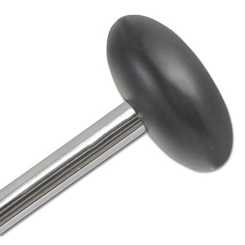 Chromy Coat Stand, 12 Knobs, 16w X 16d X 70.5h, Chrome/black Chromy Coat Stand, 12 Knobs, 16w X 16d X 70.5h, Chrome/black