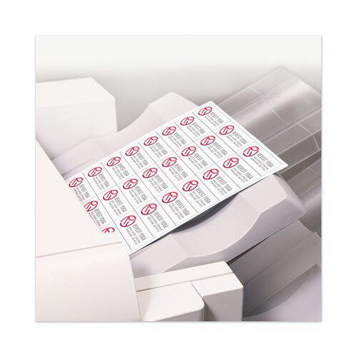 Copier Mailing Labels, Copiers, 1.5 X 2.81, White, 21/sheet, 100 Sheets/box Copier Mailing Labels, Copiers, 1.5 X 2.81, White, 21/sheet, 100 Sheets/box