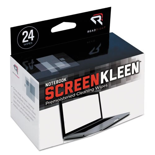 Notebook Screenkleen Pads, Cloth, 7 X 5, White, 24/box Notebook Screenkleen Pads, Cloth, 7 X 5, White, 24/box