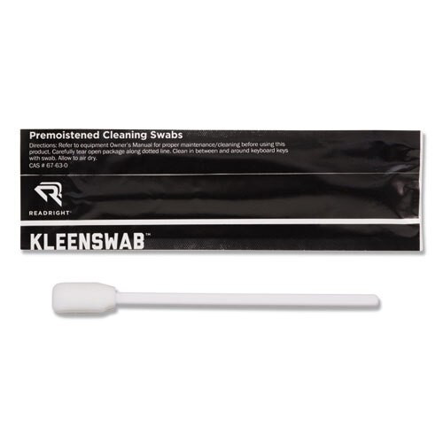 Kleenswabs Printer Cleaner Swabs, 25/box Kleenswabs Printer Cleaner Swabs, 25/box