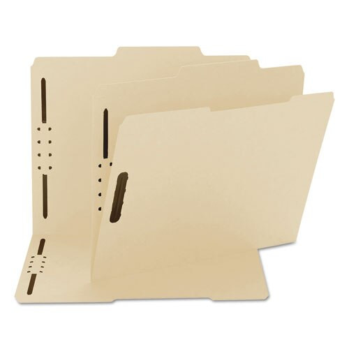 Top Tab 2-fastener Folders, 2/5-cut Tabs, Right Of Center, Letter Size, 11 Pt. Manila, 50/box Top Tab 2-fastener Folders, 2/5-cut Tabs, Right Of Center, Letter Size, 11 Pt. Manila, 50/box