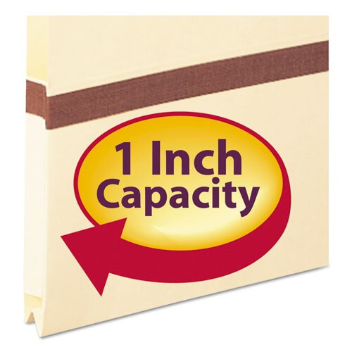 Manila File Pockets, 1" Expansion, Letter Size, Manila Manila File Pockets, 1" Expansion, Letter Size, Manila