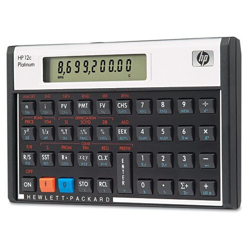 12c Platinum Financial Calculator, 10-digit Lcd 12c Platinum Financial Calculator, 10-digit Lcd