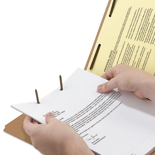 Top Tab 2-fastener Folders, 2/5-cut Tabs, Right Of Center, Letter Size, 11 Pt. Kraft, 50/box Top Tab 2-fastener Folders, 2/5-cut Tabs, Right Of Center, Letter Size, 11 Pt. Kraft, 50/box