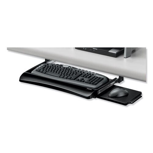 Office Suites Underdesk Keyboard Drawer, 20.13w X 7.75d, Black Office Suites Underdesk Keyboard Drawer, 20.13w X 7.75d, Black