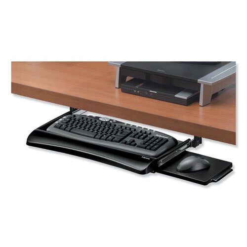 Office Suites Underdesk Keyboard Drawer, 20.13w X 7.75d, Black Office Suites Underdesk Keyboard Drawer, 20.13w X 7.75d, Black