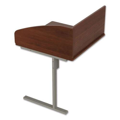 Study Carrell Add On, 1-leg, 31.25 X 23.25 X 45.25, Cherry Study Carrell Add On, 1-leg, 31.25 X 23.25 X 45.25, Cherry