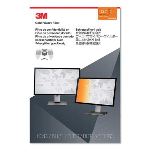 Gold Frameless Privacy Filter For 23.8" Widescreen Monitor, 16:9 Aspect Ratio Gold Frameless Privacy Filter For 23.8" Widescreen Monitor, 16:9 Aspect Ratio