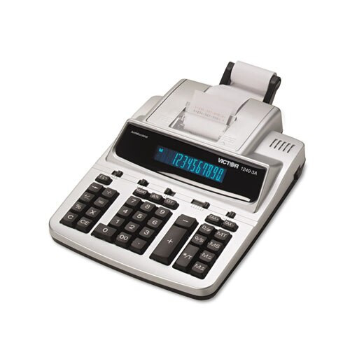1240-3a Antimicrobial Printing Calculator, Black/red Print, 4.5 Lines/sec 1240-3a Antimicrobial Printing Calculator, Black/red Print, 4.5 Lines/sec