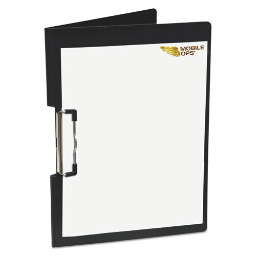 Portfolio Clipboard With Low-profile Clip, 1/2" Capacity, 11 X 8 1/2, Black Portfolio Clipboard With Low-profile Clip, 1/2" Capacity, 11 X 8 1/2, Black