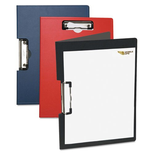 Portfolio Clipboard With Low-profile Clip, 1/2" Capacity, 11 X 8 1/2, Black Portfolio Clipboard With Low-profile Clip, 1/2" Capacity, 11 X 8 1/2, Black