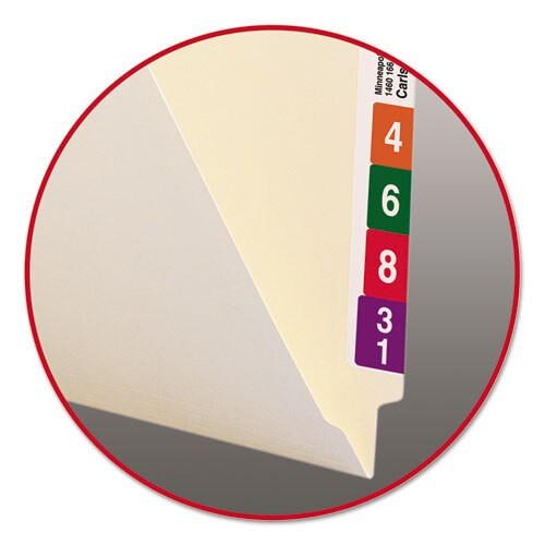 Heavyweight Manila End Tab Folders, 9.5" Front, 1-ply Straight Tab, Letter Size, 100/box Heavyweight Manila End Tab Folders, 9.5" Front, 1-ply Straight Tab, Letter Size, 100/box