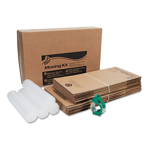 Moving Kit, 6 Medium Boxes, 6 Large Boxes, 4 Rolls Of Bubble Wrap, 1 Roll Hd Clear Packing Tape Moving Kit, 6 Medium Boxes, 6 Large Boxes, 4 Rolls Of Bubble Wrap, 1 Roll Hd Clear Packing Tape