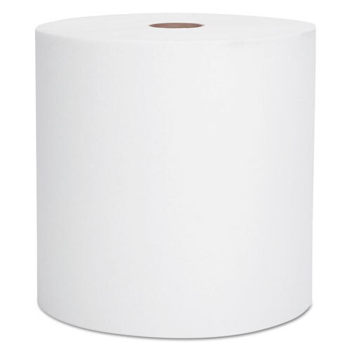 Essential High Capacity Hard Roll Towel, 1.5" Core 8 X 1000ft, White,12 Rolls/ct Essential High Capacity Hard Roll Towel, 1.5" Core 8 X 1000ft, White,12 Rolls/ct