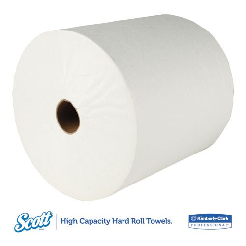 Essential High Capacity Hard Roll Towel, 1.5" Core 8 X 1000ft, White,12 Rolls/ct Essential High Capacity Hard Roll Towel, 1.5" Core 8 X 1000ft, White,12 Rolls/ct