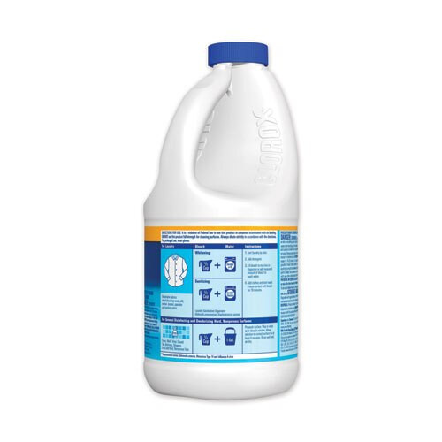 Regular Bleach With Cloromax Technology, 43 Oz Bottle, 6/carton Regular Bleach With Cloromax Technology, 43 Oz Bottle, 6/carton
