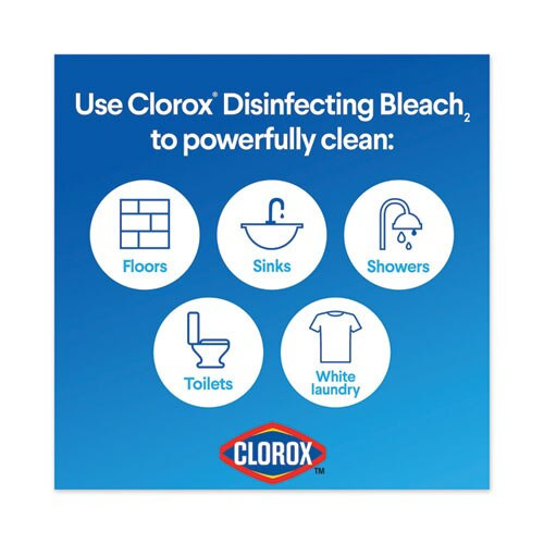 Regular Bleach With Cloromax Technology, 43 Oz Bottle, 6/carton Regular Bleach With Cloromax Technology, 43 Oz Bottle, 6/carton