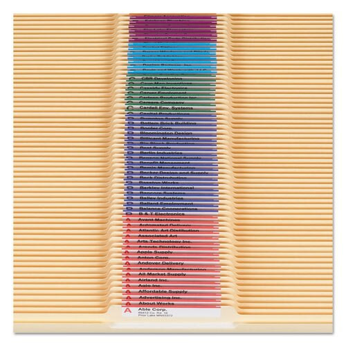 Reinforced Tab Manila File Folders, 1/3-cut Tabs, Center Position, Letter Size, 11 Pt. Manila, 100/box Reinforced Tab Manila File Folders, 1/3-cut Tabs, Center Position, Letter Size, 11 Pt. Manila, 100/box