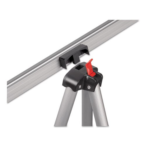 Telescoping Tripod Display Easel, Adjusts 35" To 64" High, Metal, Silver Telescoping Tripod Display Easel, Adjusts 35" To 64" High, Metal, Silver