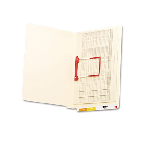 Heavyweight Manila Reinforced End Tab Folders With U-clip, Straight Tab, Letter Size, 50/box Heavyweight Manila Reinforced End Tab Folders With U-clip, Straight Tab, Letter Size, 50/box