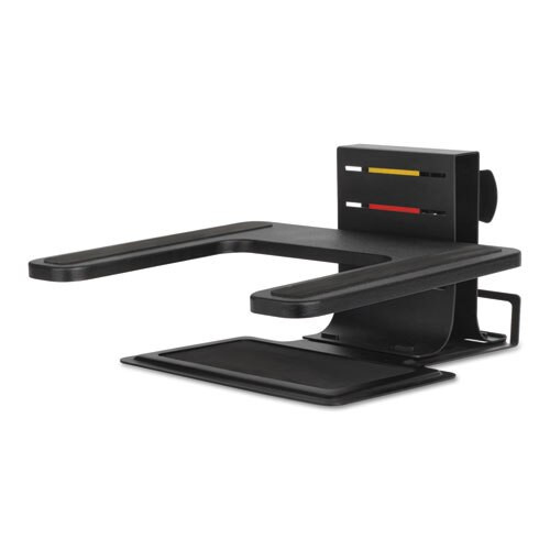 Adjustable Laptop Stand, 10" X 12 1/2" X 3" - 7"h, Black Adjustable Laptop Stand, 10" X 12 1/2" X 3" - 7"h, Black