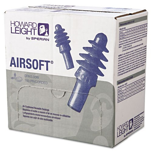 Dpas-30w Airsoft Multiple-use Earplugs, 27nrr, White Nylon Cord, Be, 100 Pairs Dpas-30w Airsoft Multiple-use Earplugs, 27nrr, White Nylon Cord, Be, 100 Pairs