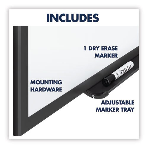 Classic Series Total Erase Dry Erase Board, 48 X 36, White Surface, Black Frame Classic Series Total Erase Dry Erase Board, 48 X 36, White Surface, Black Frame