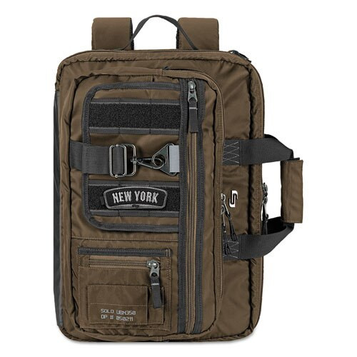 Zone Briefcase, 4.25" X 17.5" X 17.5", Nylon, Bronze Zone Briefcase, 4.25" X 17.5" X 17.5", Nylon, Bronze