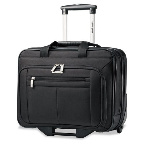 Rolling Business Case, 16 1/2 X 8 X 13 1/4, Black Rolling Business Case, 16 1/2 X 8 X 13 1/4, Black