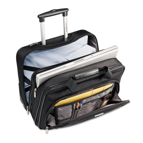 Rolling Business Case, 16 1/2 X 8 X 13 1/4, Black Rolling Business Case, 16 1/2 X 8 X 13 1/4, Black