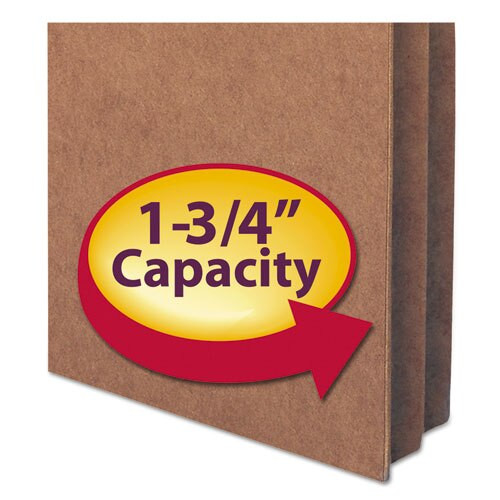 Redrope Drop Front File Pockets, 1.75" Expansion, Letter Size, Redrope, 25/box Redrope Drop Front File Pockets, 1.75" Expansion, Letter Size, Redrope, 25/box