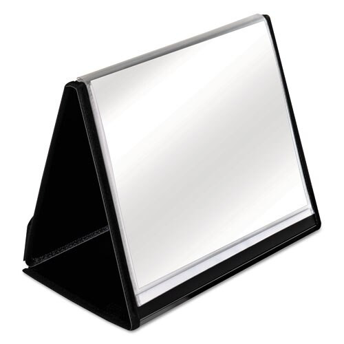 Showfile Horizontal Display Easel, 20 Letter-size Sleeves, Black Showfile Horizontal Display Easel, 20 Letter-size Sleeves, Black
