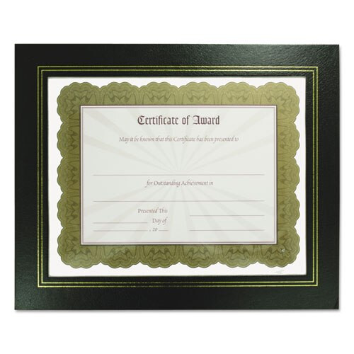 Leatherette Document Frame, 8-1/2 X 11, Black, Pack Of Two Leatherette Document Frame, 8-1/2 X 11, Black, Pack Of Two