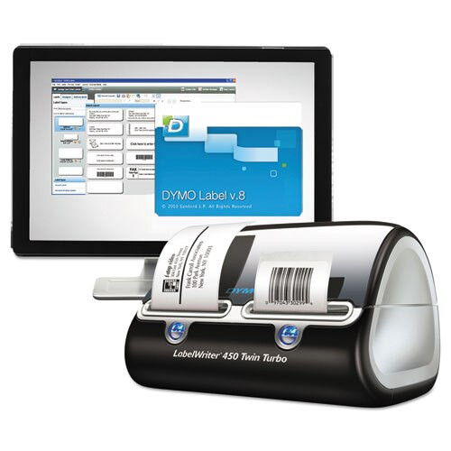 Labelwriter 450 Twin Turbo Printer, 71 Labels/min, 5.5w X 8.4d X 7.4h Labelwriter 450 Twin Turbo Printer, 71 Labels/min, 5.5w X 8.4d X 7.4h