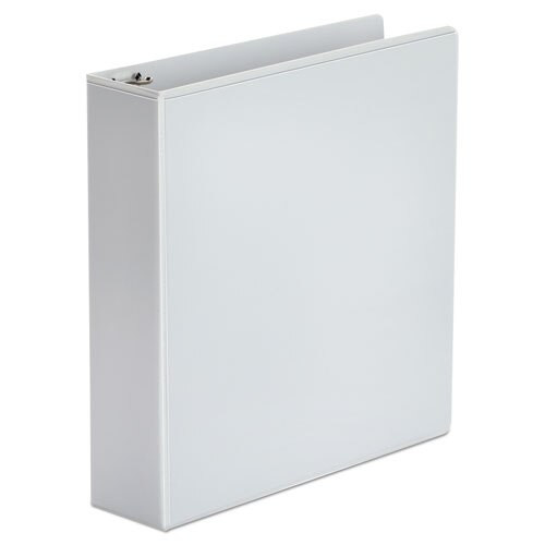 Economy Round Ring View Binder, 3 Rings, 2" Capacity, 11 X 8.5, White Economy Round Ring View Binder, 3 Rings, 2" Capacity, 11 X 8.5, White
