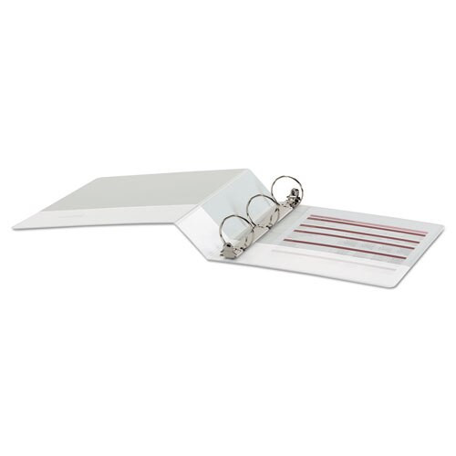 Economy Round Ring View Binder, 3 Rings, 2" Capacity, 11 X 8.5, White Economy Round Ring View Binder, 3 Rings, 2" Capacity, 11 X 8.5, White