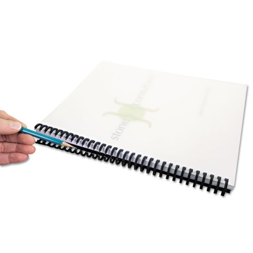 Proclick Easy Edit Spines, 5/8" Diameter, 110 Sheet Capacity, Black, 100/box Proclick Easy Edit Spines, 5/8" Diameter, 110 Sheet Capacity, Black, 100/box