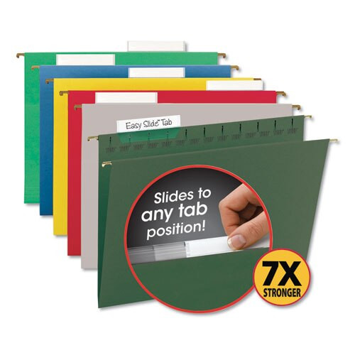 Tuff Hanging Folders With Easy Slide Tab, Legal Size, 1/3-cut Tab, Steel Gray, 18/box Tuff Hanging Folders With Easy Slide Tab, Legal Size, 1/3-cut Tab, Steel Gray, 18/box