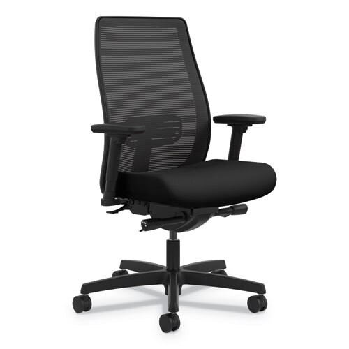 Endorse Mesh Mid-back Work Chair, Supports Up To 300 Lbs., Black Seat/black Back, Black Base Endorse Mesh Mid-back Work Chair, Supports Up To 300 Lbs., Black Seat/black Back, Black Base
