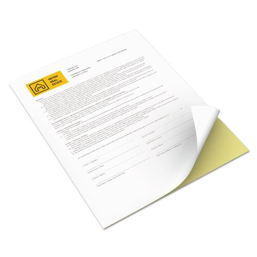 Revolution Digital Carbonless Paper, 1-part, 8.5 X 11, Canary, 500/ream Revolution Digital Carbonless Paper, 1-part, 8.5 X 11, Canary, 500/ream