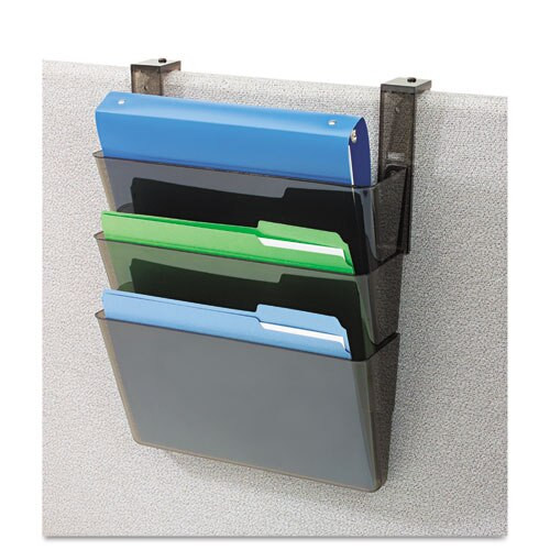 Docupocket Three-pocket File Set For Partition Walls, Letter, 13 X 7 X 4, Smoke Docupocket Three-pocket File Set For Partition Walls, Letter, 13 X 7 X 4, Smoke