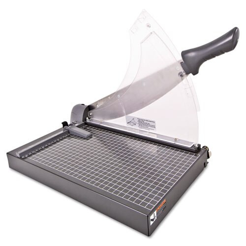 Heavy-duty Low Force Guillotine Trimmer, 40 Sheets, Metal Base, 10 1/2 X 17 1/2 Heavy-duty Low Force Guillotine Trimmer, 40 Sheets, Metal Base, 10 1/2 X 17 1/2